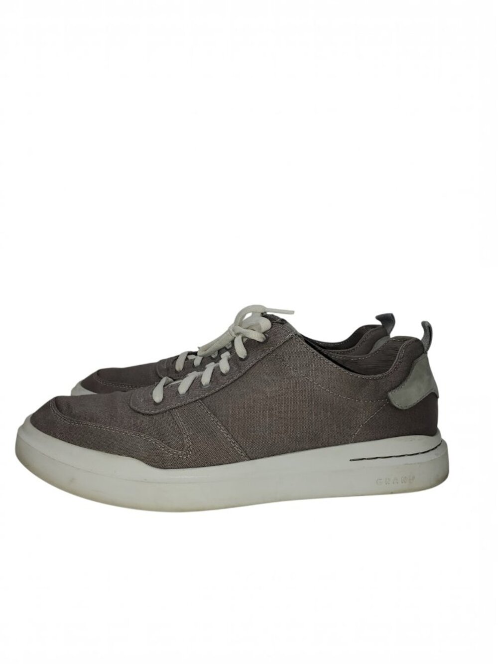 Cole Haan Men's GrandPro Rally Gray Canvas Court Sneakers, Size 11